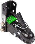 Adjustable Cast Trailer Coupler 15000lbs with Channel and Fasteners Z57007