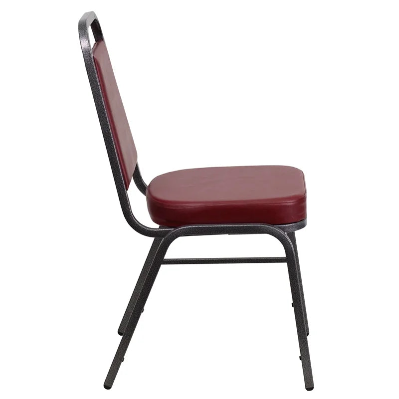 Burgundy Vinyl Stacking Banquet Chair F56984