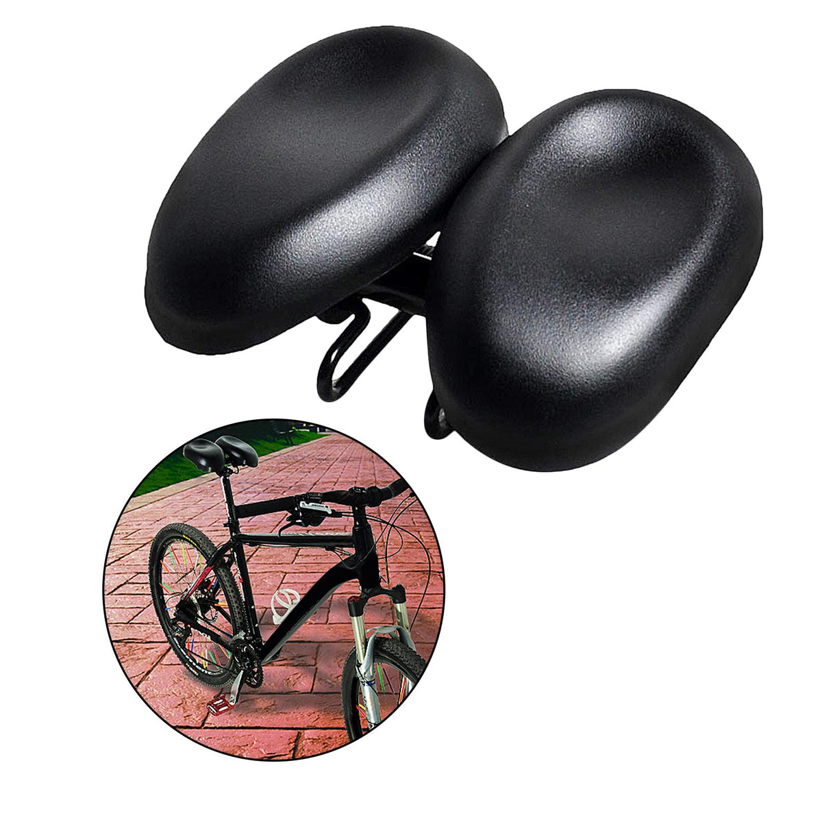 Dual Pad Bike Cushion Saddle V4614