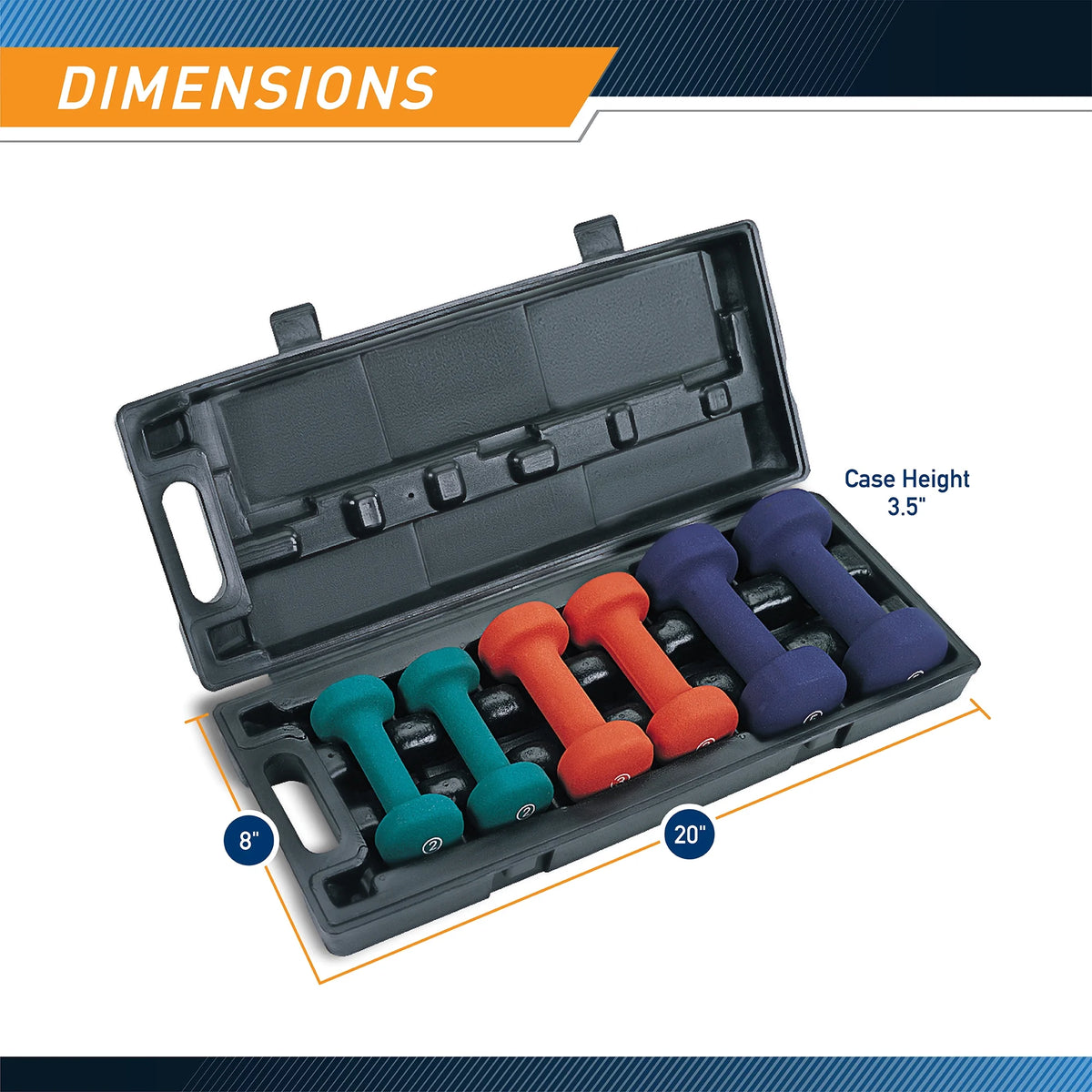 Neoprene Dumbbell Set E96396