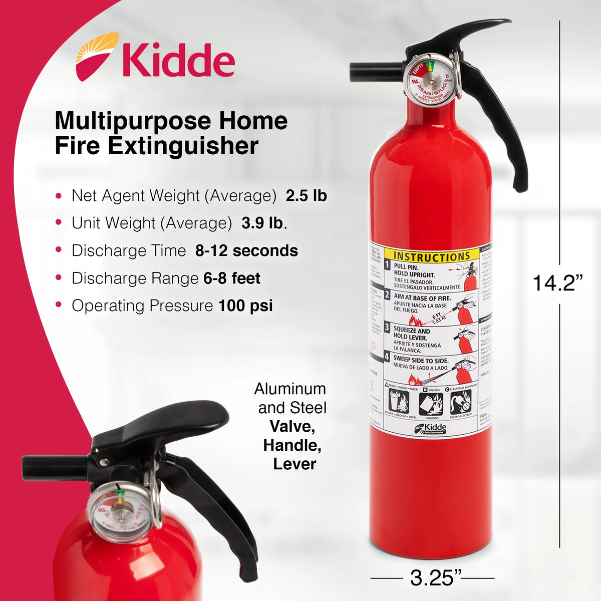 2.5 lbs Fire Extinguisher D482