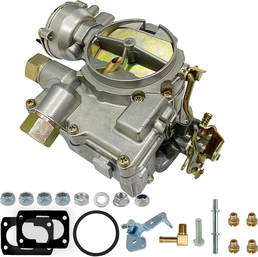 Marine Carburetor 2 Barrel Electric Choke with Jets and Gaskets E3198