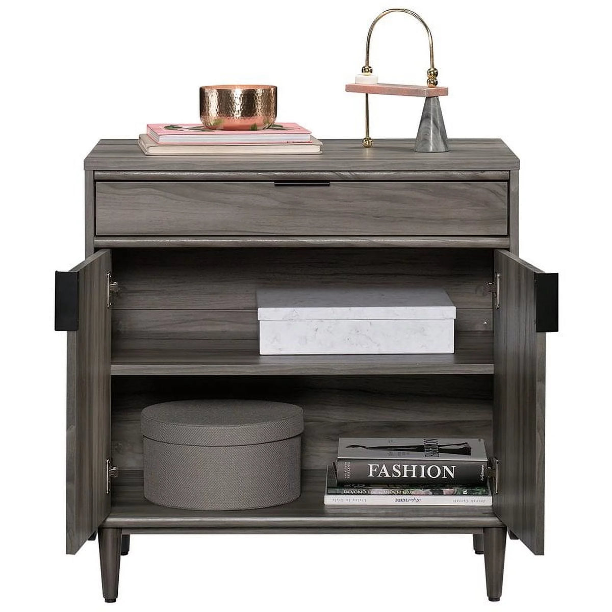 L-Shaped Desk & Storage Cabinet 2-Piece Set O83424