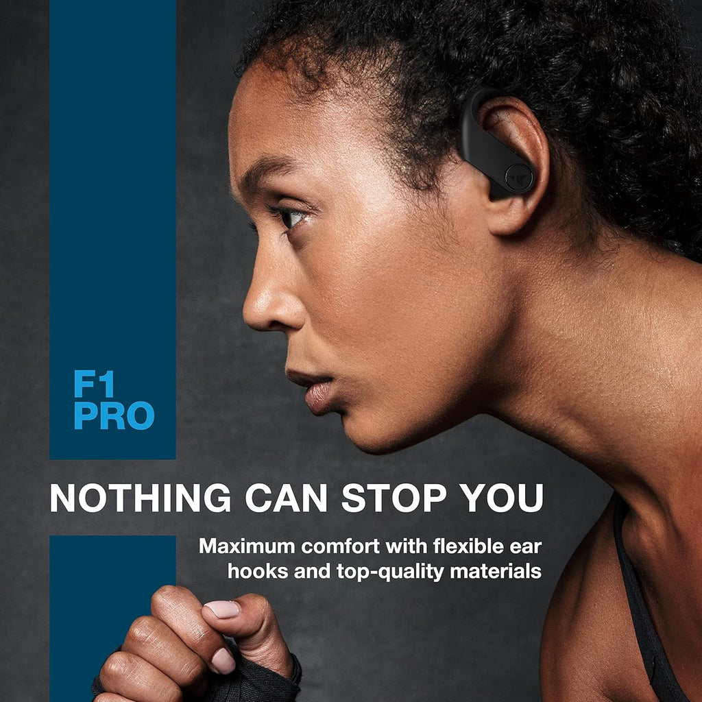 Black Pack of 2 Wireless Earbuds with Charging Case V664