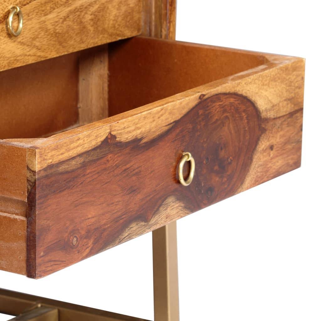 Solid Sheesham Wood TV Cabinet V60633