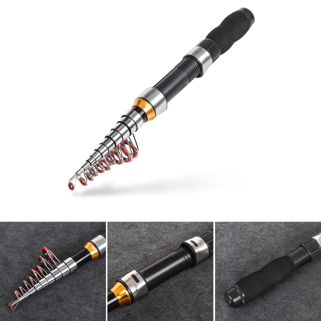 2.1m Telescopic Fishing Rod and Spinning Reel Combo Z1466