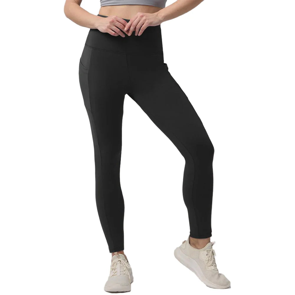High Waisted Wool Lined Pants With Pockets X946