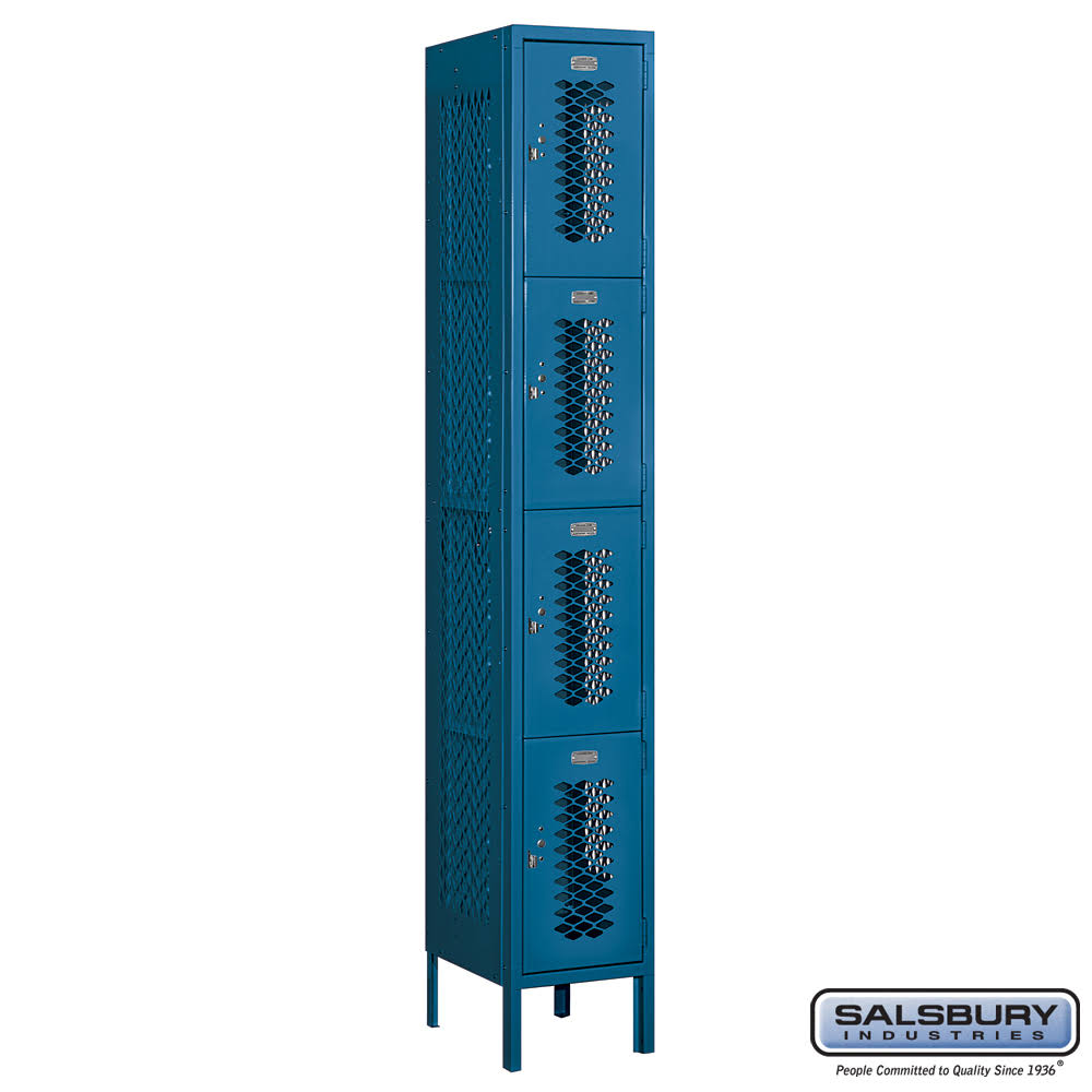 12-in Wide Four Tier Vented Metal Locker B473235