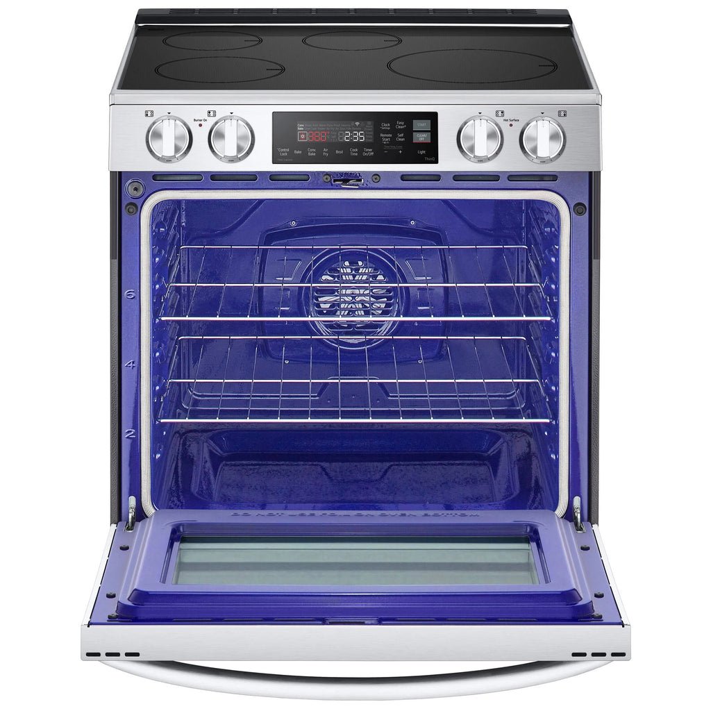 30 IN 6.3 CU. FT. Slide-In Induction Range in Stainless Steel A1047