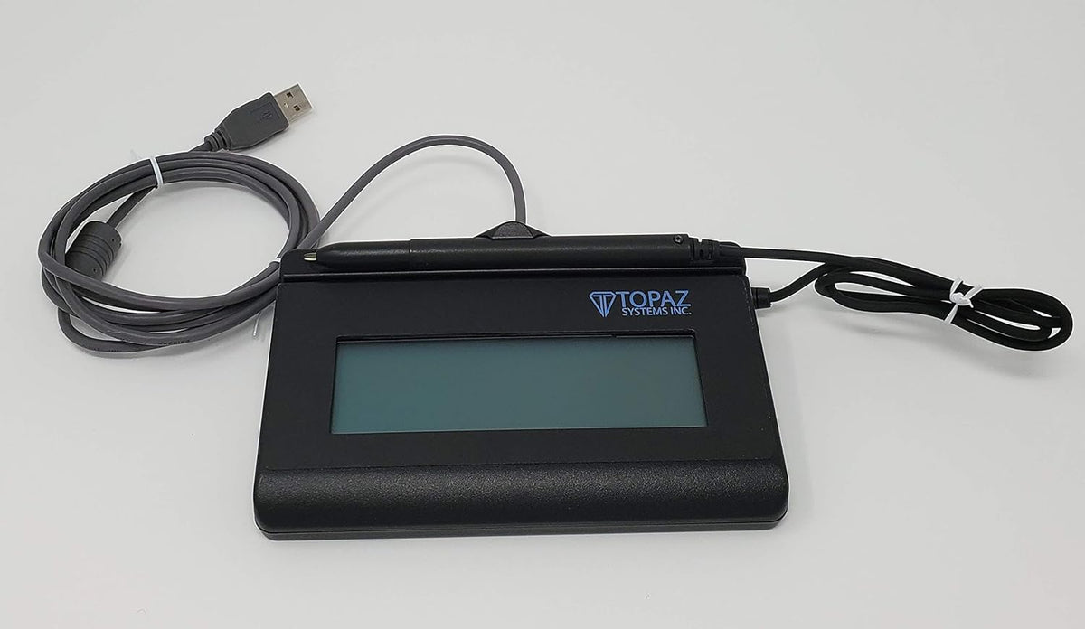 Backlit LCD Signature Capture Pad USB Connection (Renewed) E9193