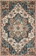 Blue Red 9'3 x 13' Rug B65219