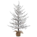 Flocked Winter Twig Pine Q734