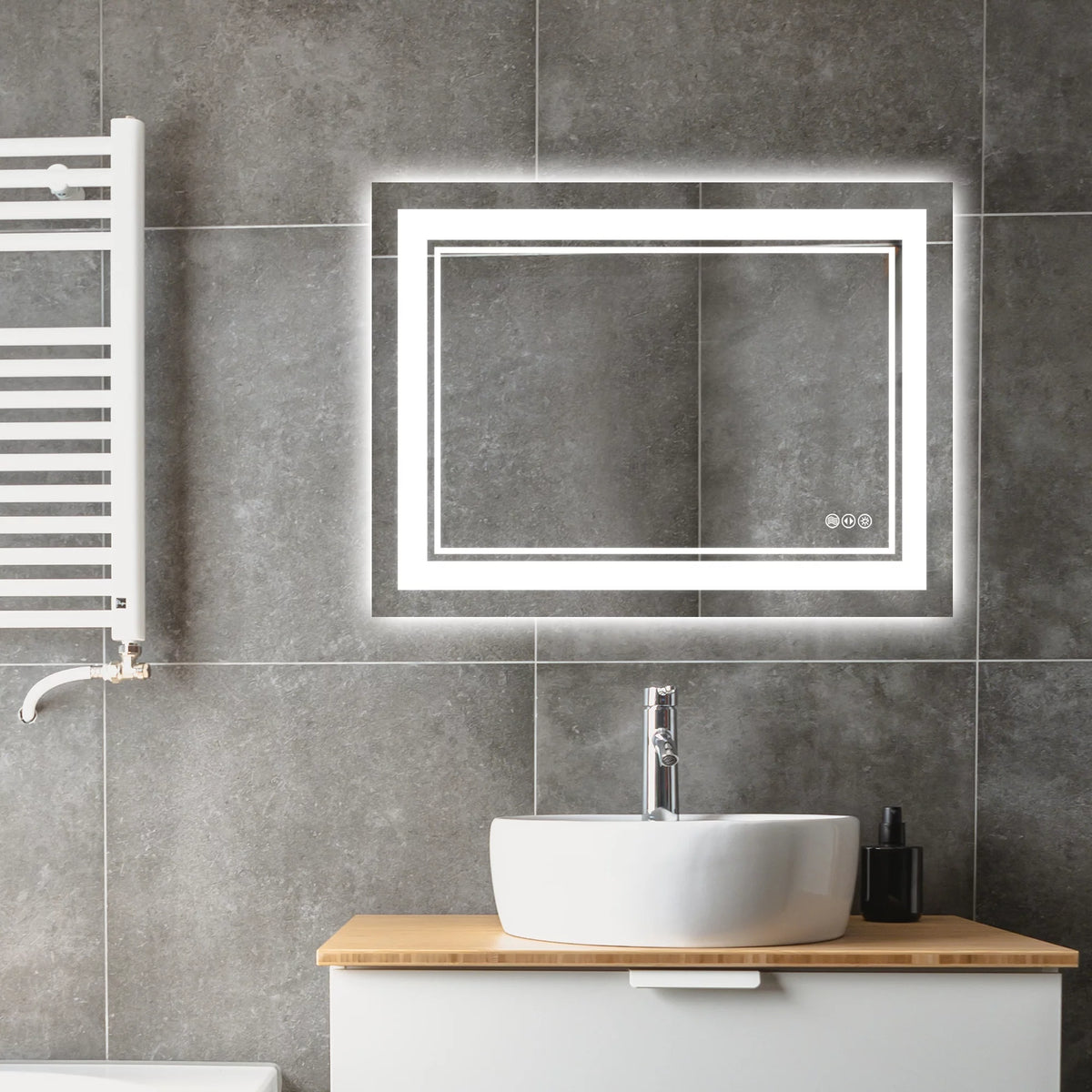 36 x 24 Inch LED Bathroom Mirror S189109