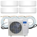 36K BTU 4 Zone Ductless Air Conditioner and Heat Pump E7030