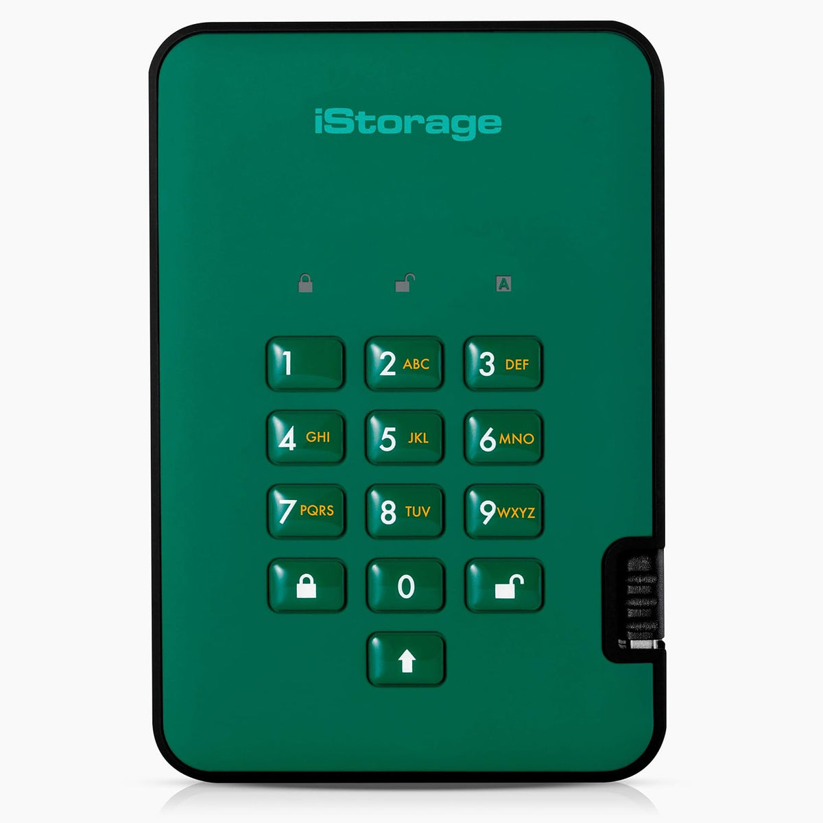 Green Secure Portable Hard Drive U17839