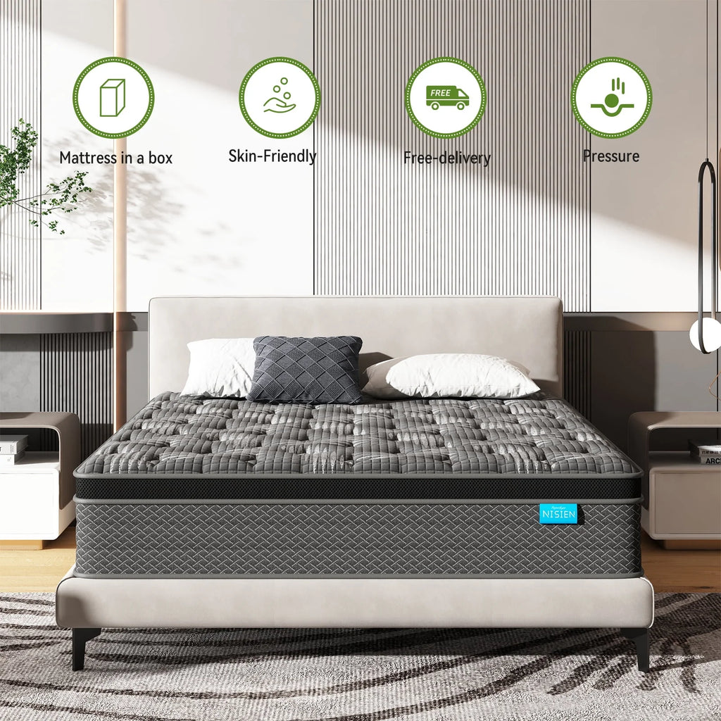 CertiPUR-US Certified Memory Foam Pocket Spring Hybrid Mattress V19517