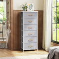 Light Gray Wood Vertical Dresser Storage Tower X72404