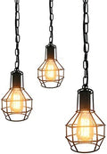 Vintage Industrial Metal Cage Pendant Ceiling Light P44632