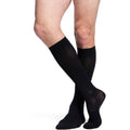Men's 20-30 mmHg Black Knee High Z9388