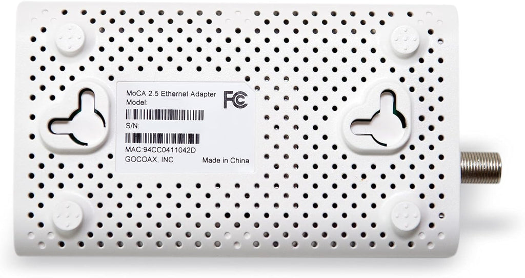 MoCA 2.5 Adapter with 2.5GbE Ethernet Port, White O55286