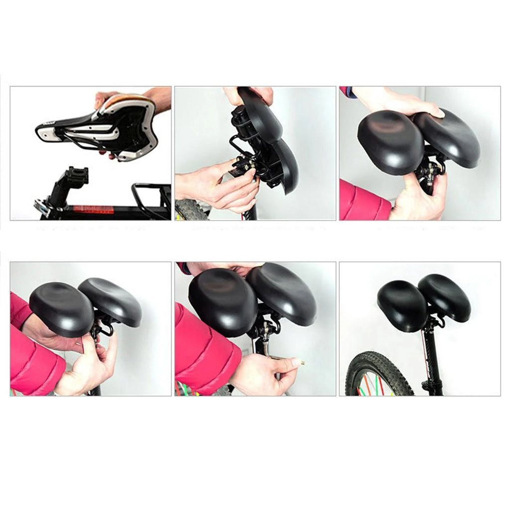 Dual Pad Bike Cushion Saddle V4614