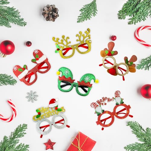 12 Pcs Christmas Glasses Party Favors H391922