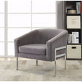 Contemporary Accent Chair Gray L34468
