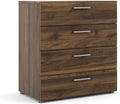 4 Drawer Walnut Chest T204313
