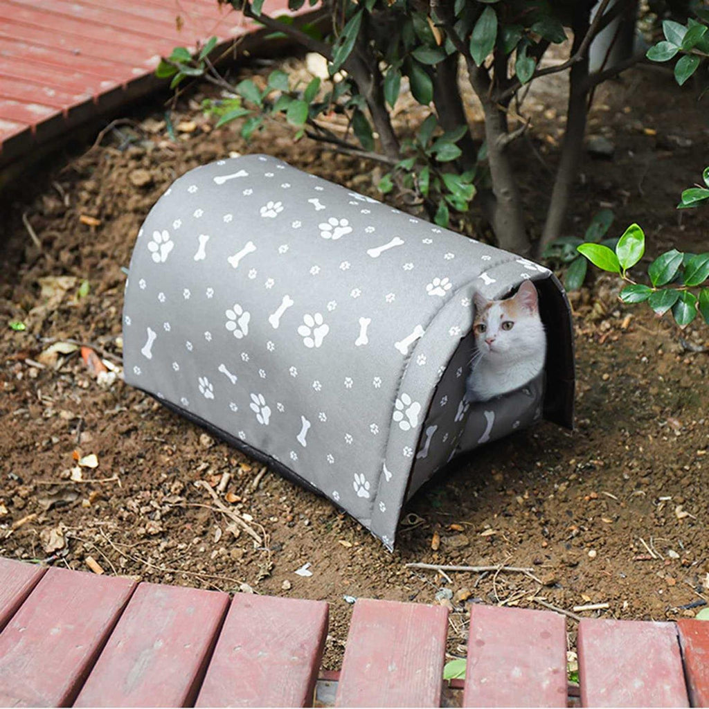 Outdoor Foldable Cotton Filled Cat House Y90356