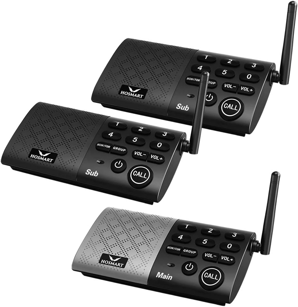 Full Duplex Wireless Intercom System Y829