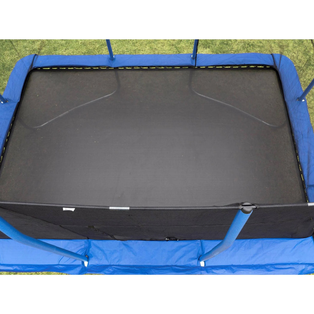 Blue Rectangular Trampoline with Safety Net Siding A253171
