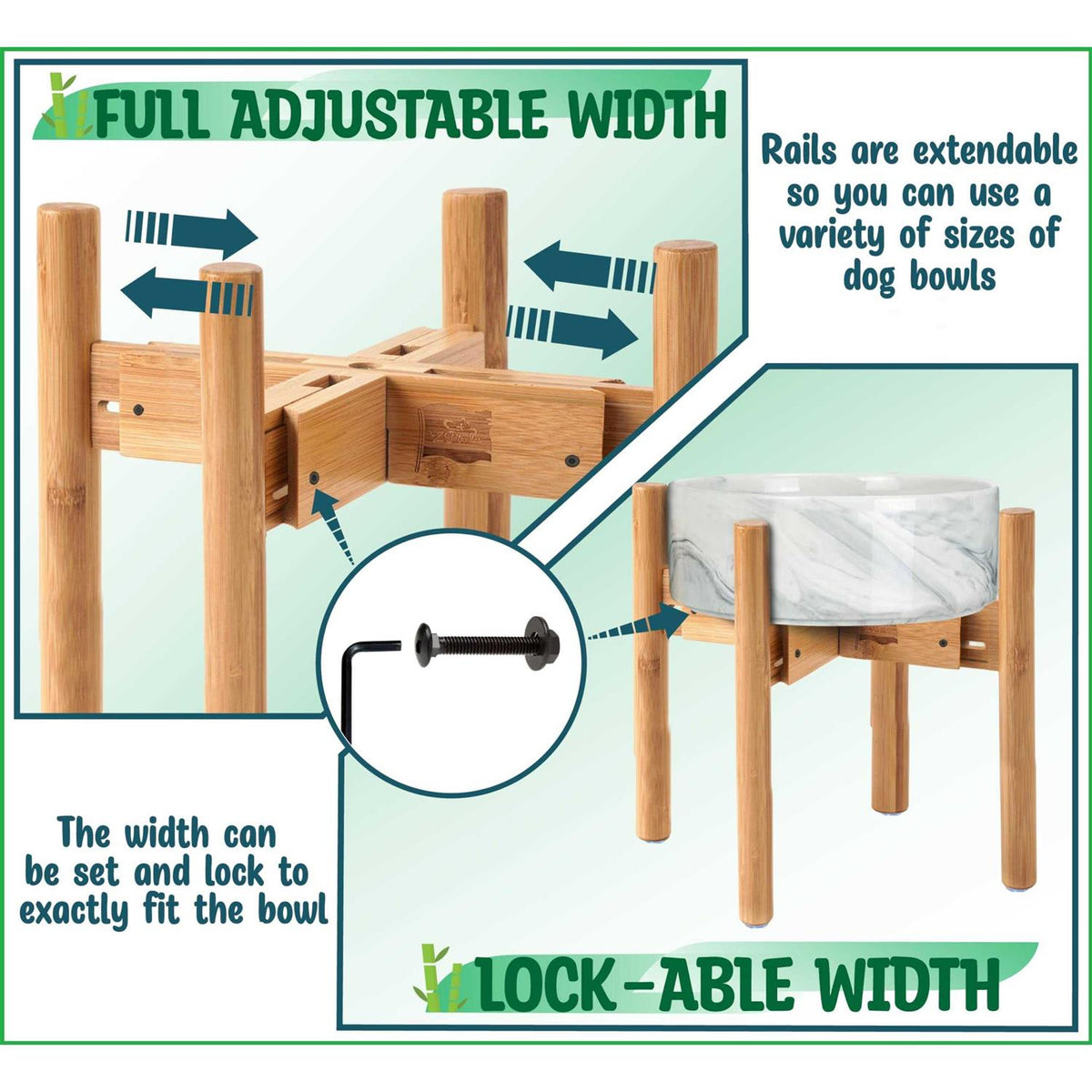 Adjustable Dog Bowl Stand T798870