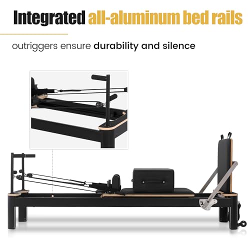 Aluminum Pilates Reformer Machine with Jump Box F46813