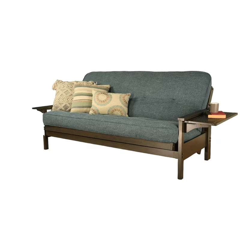 Linen Aqua Blue Sofa Sleeper Mattress Q66244