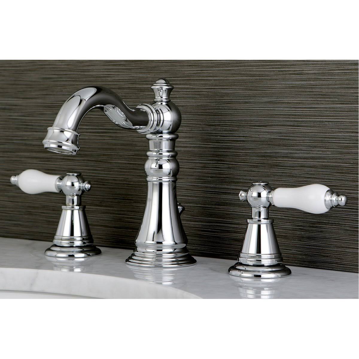 Black Stainless Widespread Bathroom Faucet J89703